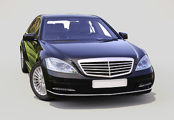 Image showing Modern luxury executive car