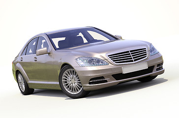 Image showing Modern luxury executive car