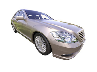 Image showing Modern luxury executive car