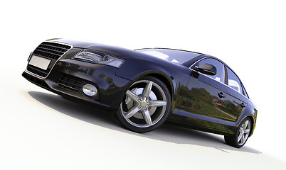 Image showing Modern car on a light background