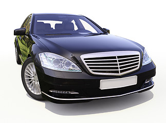 Image showing Modern luxury executive car