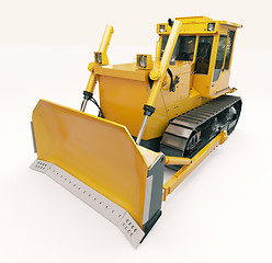 Image showing Heavy crawler bulldozer 