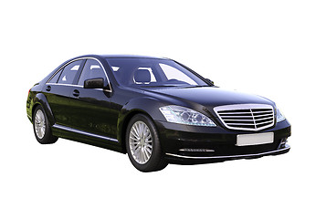 Image showing Modern luxury executive car