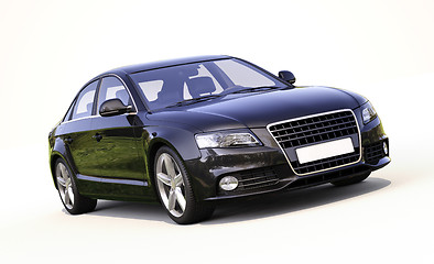 Image showing Modern car on a light background