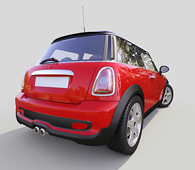 Image showing Modern compact car