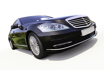 Image showing Modern luxury executive car