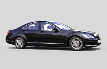 Image showing Modern luxury executive car