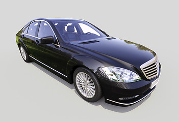 Image showing Modern luxury executive car