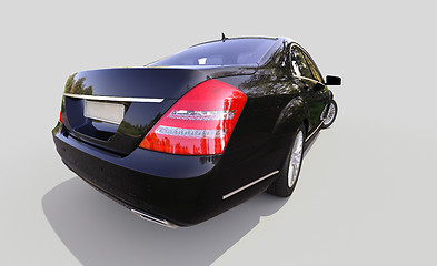 Image showing Modern luxury executive car