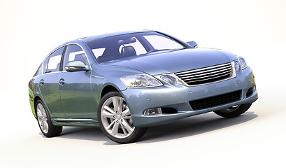 Image showing Modern car on a light background