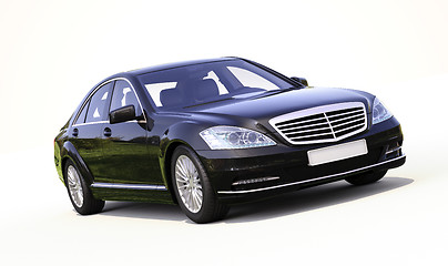 Image showing Modern luxury executive car