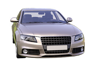 Image showing Modern luxury car isolated