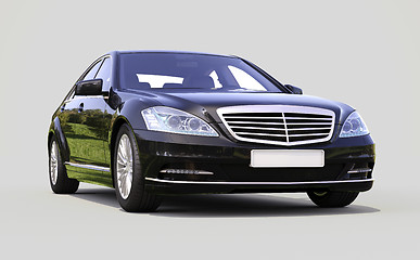 Image showing Modern luxury executive car