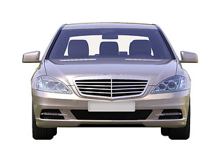 Image showing Modern luxury executive car