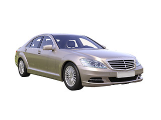 Image showing Modern luxury executive car