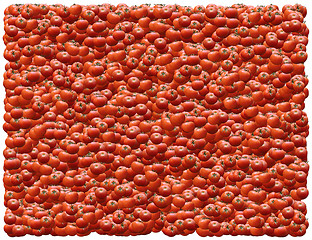 Image showing Tomatoes background. From Food background series