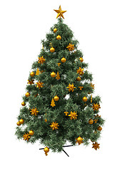 Image showing Christmas tree isolated