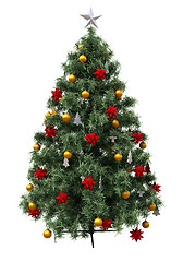 Image showing Christmas tree isolated