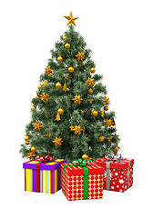 Image showing Christmas tree isolated