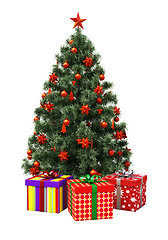 Image showing Christmas tree isolated