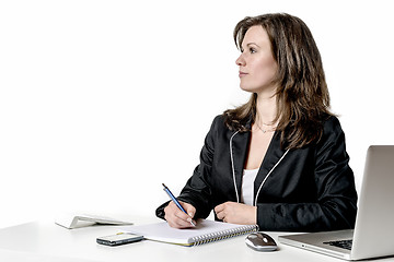 Image showing Business woman in office
