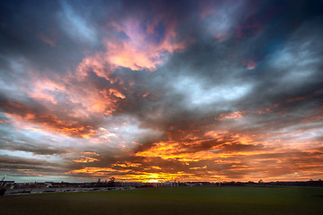 Image showing Romantic clouds