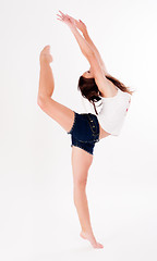 Image showing young professional gymnast