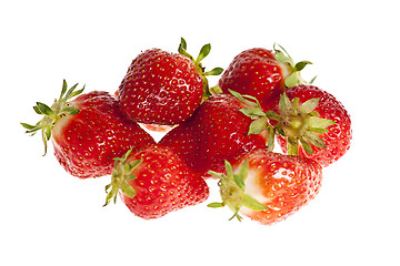 Image showing Strawberries isolated