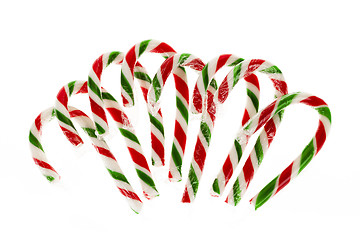 Image showing Candy canes