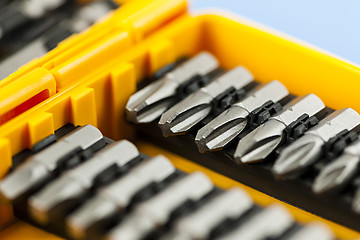 Image showing Screwdriver insert bits