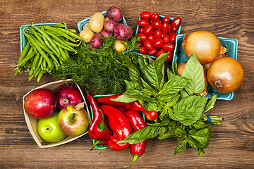 Image showing Market fruits and vegetables