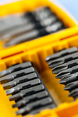 Image showing Screwdriver insert bits