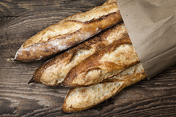 Image showing Baguettes bread