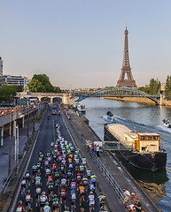 Image showing The Peloton in Paris