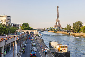 Image showing The Peloton in Paris