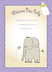 Image showing baby shower card