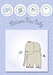 Image showing baby shower card