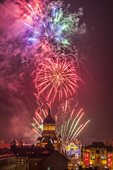 Image showing Fireworks in Cluj Napoca