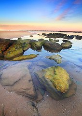 Image showing Sunset Toowoon Bay, Australia