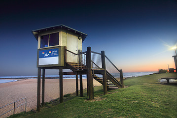 Image showing Life Guard Lookout at Toowoon Bay