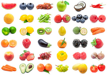 Image showing Fruits and Vegetables