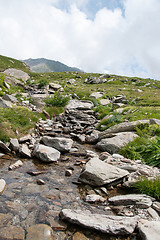Image showing Hiking in Alps