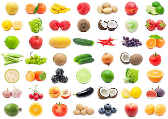 Image showing Fruits and Vegetables