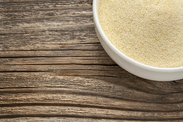 Image showing semolina wheat flour