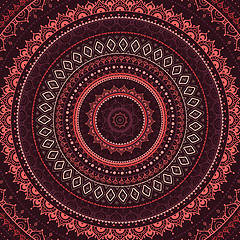 Image showing Mandala. Indian decorative pattern.