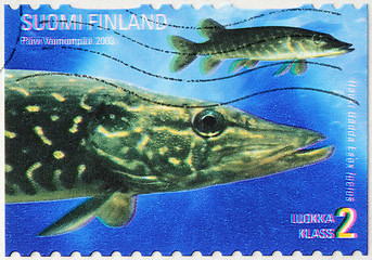 Image showing Pike Stamp