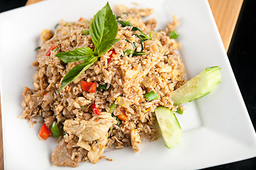 Image showing Thai Fried Rice with Chicken