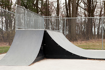 Image showing Skate Park Ramps