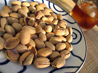 Image showing Pistachios with Martini