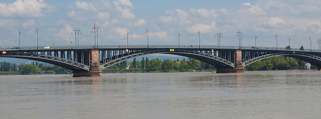 Image showing Rhine river in Mainz